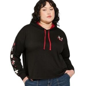 Warner Bros Looney Tunes Acme Cropped Hoodie